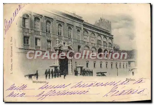 Cartes postales Monaco Palais