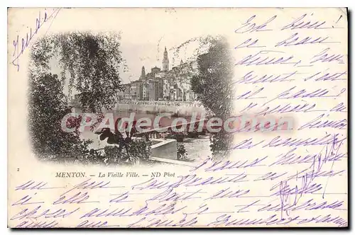 Cartes postales Menton La Vieille Ville