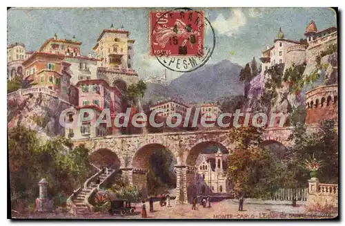 Cartes postales Monte Carlo L'Eglise de Sainte Devote