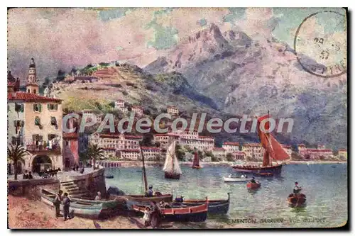 Cartes postales Menton Vue du Port