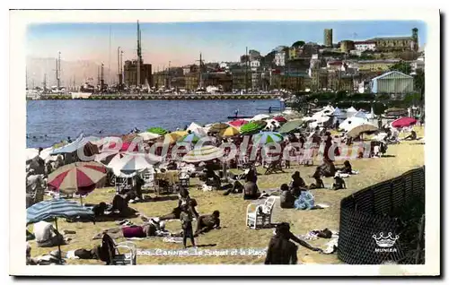 Cartes postales Cannes Le Suquet et la Plage