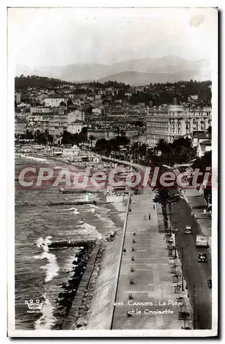 Cartes postales Cannes La Plage et la Croisette