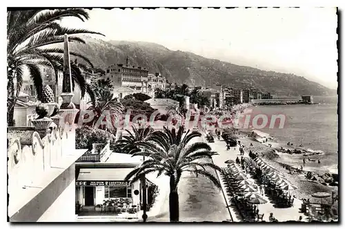 Ansichtskarte AK Menton La Promenade et la Plage vues du Casino