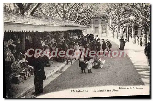 Cartes postales Cannes le March� aux Fleurs