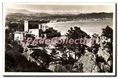 Cartes postales La Corniche d'Or le chateau de la Napoule et la chaine des Alpes