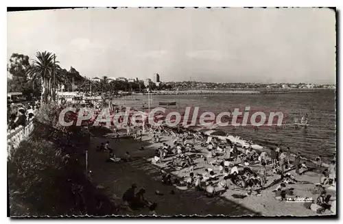 Cartes postales Golfe Juan Alpes Marit la plage