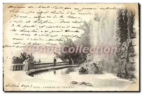 Cartes postales Nice Cascade du chateau