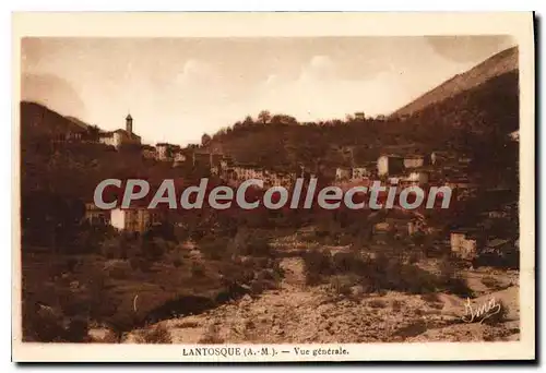 Cartes postales Lantosque A M vue generale