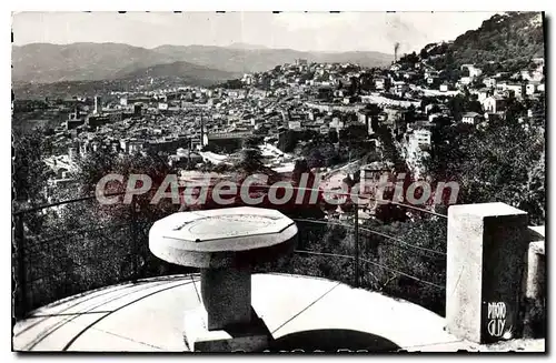 Cartes postales Cote d'Azur Grasse Alpes Maritimes table d'Orientation Jardins de la Princesse Pauline