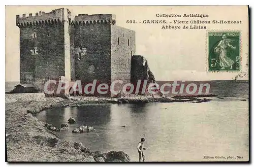 Cartes postales Cannes Vieux chateau St Honorat Abbaye de Lerins