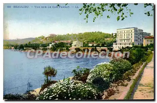 Cartes postales Beaulieu vue sur le Cap Ferrat