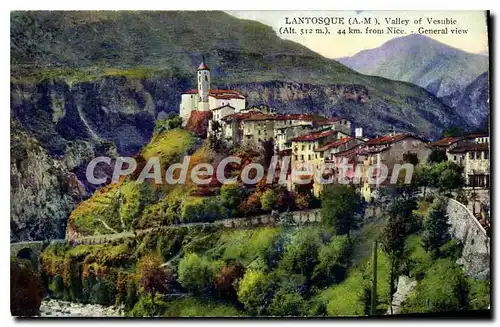 Cartes postales Lantosque Vallee de la Vesubie Vue generale