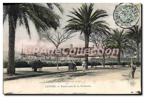 Cartes postales Cannes Boulevard de la Croisette