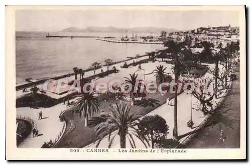 Cartes postales Cannes Les Jardins de l'Esplanade