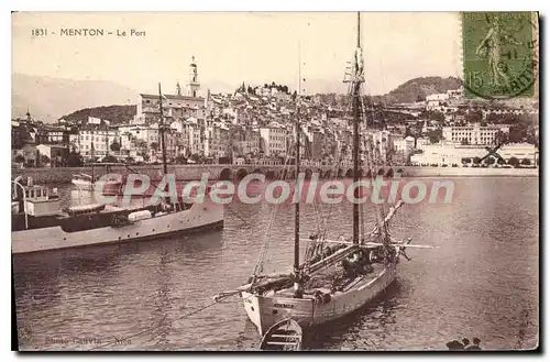 Cartes postales Menton Le Port