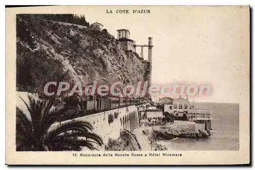 Cartes postales La Cote d'Azur Ristorante delle Rocche Rosse a Hotel Miramare