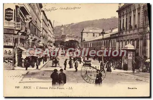 Cartes postales Nice l'Avenue Felix Faure