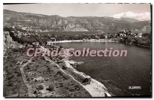 Ansichtskarte AK Saint Jean Cap Ferrat Anse des Fosses et vue sur Eze et Beaulieu