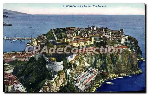 Cartes postales Monaco Le Rocher