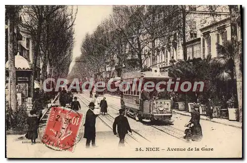 Cartes postales Nice Avenue de la Gare