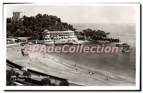 Cartes postales Monte Carlo La Plage