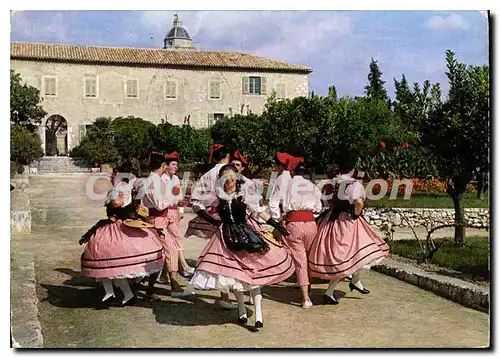 Moderne Karte Groupe Folklorique de Nice la Ciamada Nissarda l'Aubade Nicoise ronde de mai Lou Rousignou che