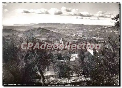 Cartes postales moderne Magagnosc A M vue panoramique vers Grasse et le Golfe de la Napoule