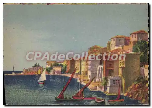 Cartes postales moderne Villefranche sur mer le Port