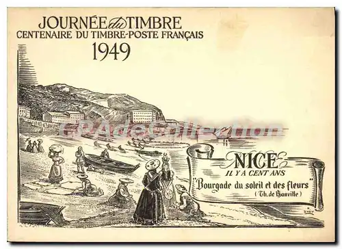 Cartes postales moderne Nice il ya Cent Ans Bourage du Soleil et des Fleurs