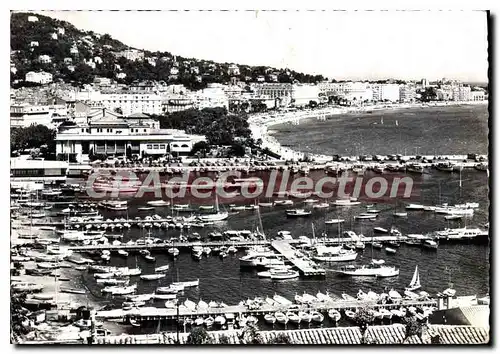 Cartes postales moderne Canes La Cote d'Azur Vue generale sur le Port le Casino Municipale et le Craisette prise du Suq