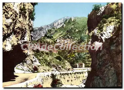 Cartes postales moderne Saorge (A M) Alt 600 m Vue prise des Gorges de la Roya