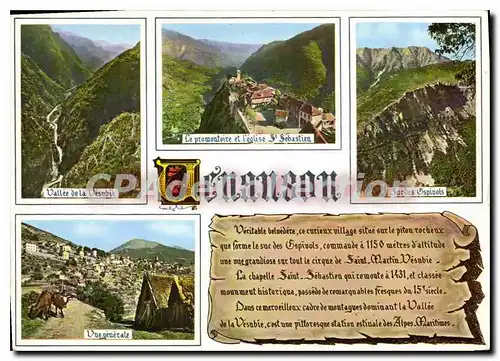 Cartes postales moderne Venanson Alpes Maritimes