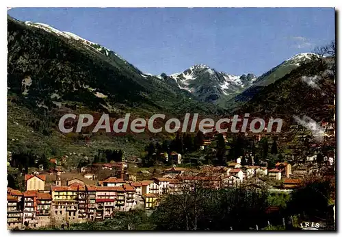 Cartes postales moderne St Martin Vesubie (A M) alt 960 m La Suisse Nicoise Vue generale au fond la Cime Archas et la C