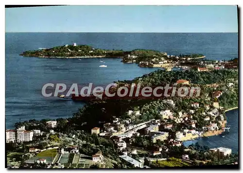 Moderne Karte Le Cap Ferrat Cote d'Azur Le Quaetier de Grasseuli au fond St Jean et la pointe St Hospice