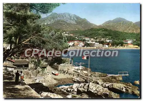 Cartes postales moderne Roquebrune Cap Martin La Cote d'Azur Promenade au bord de mer