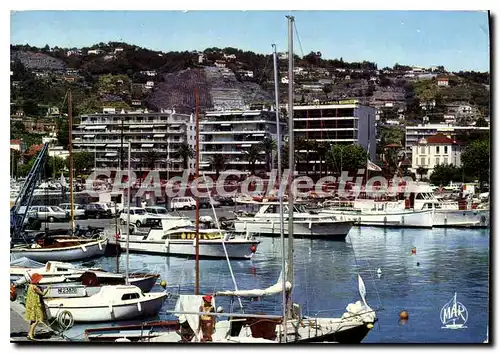 Moderne Karte Golfe Juan La Cote d'Azur Le Port