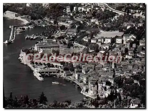 Moderne Karte Villefranche sur Mer Cote d'Azur Vue generale