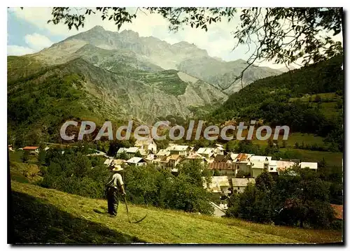 Moderne Karte  Alpes Maritimes Altitudes 1260 metres Pittoresque du Var sur la route du Coi de la Cayolle Roc