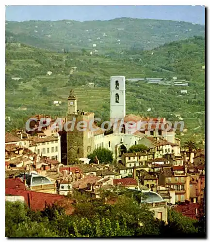 Moderne Karte Grasse (Alpes Maritimes) Couleurs et Lumiere de France La Cote d'AZUR miracle de la nature Vue