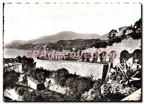 Cartes postales moderne Menton (A M) Vue generale La Frontiere italienne