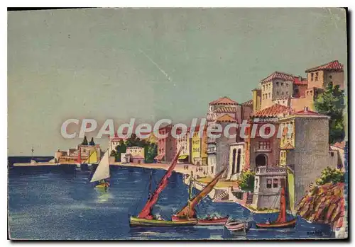 Cartes postales moderne Villefrache sur Mer Le Port