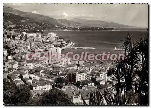 Moderne Karte Monaco Monte Carlo La Cote D'Azur Vue generale et le Port