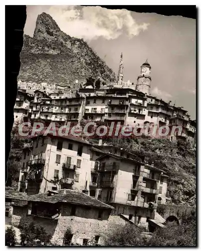 Cartes postales moderne Tende (A M) alt 850 m Le Vieux Bourg et les vestiges de l'anvien Chateau des Lascaris