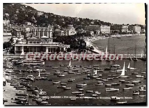 Cartes postales moderne Cannes Vue generale sur le Casine la Croisette les grands Hotel