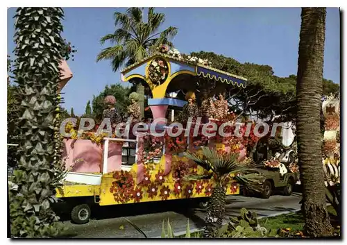 Cartes postales moderne Nice La Cote d'Azur Bataille de Fleurs a Nice