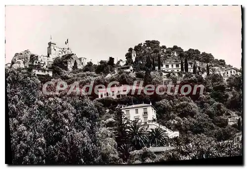 Moderne Karte Roquebrune Le Village et le Chateau