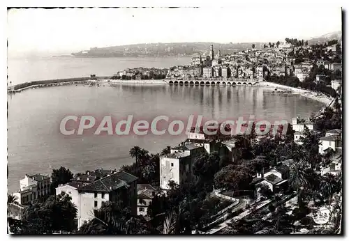 Cartes postales moderne Menton Vue genersale et le Cap Maitiri