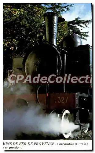 Cartes postales moderne Mins de Fer de Provence Locomotive du Train a r en Pression locomotive type 230T 1909