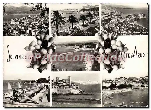 Cartes postales moderne Cote d'Azur Souvenir