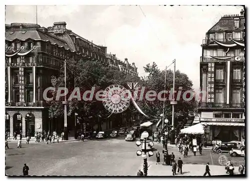 Moderne Karte Paris La Place de l'Opera